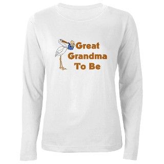 Stork Great Grandma To Be T Shirt by jodeesgiftshop