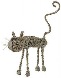 small standing cat by sarah jane brown
