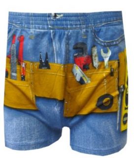 Mr.Fix It Handyman Tool Belt Boxer Briefs for men (Small) Clothing