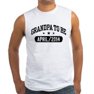 Grandpa To Be April 2014 Mens Sleeveless Tee by tees2014