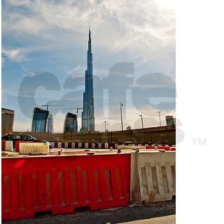 Burj Khalifa towers from ci 5.5 x 4.25 Flat Cards by ADMIN_CP_GETTY35497297