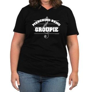 Marching Band Groupie Womens Plus Size V Neck Dar by bandnerd106