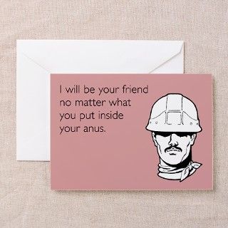 Friend No Matter What Greeting Card by someecards