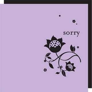 sorry card with love by oboe