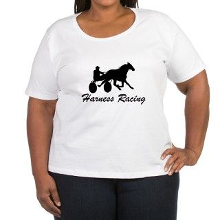 Harness Racing Silhouette T Shirt by TrottingPower