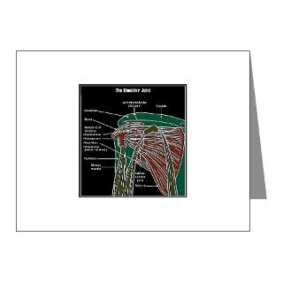 Shoulder Joint Note Cards (Pk of 10) by bestsellingts