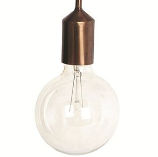 kant copper pendant light by bodie and fou