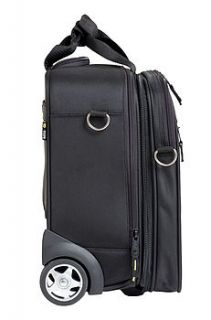 wheeled briefcase with zip away laptop bag by james & longbourne