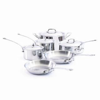 Mauviel MCook Stainless Steel 10 Piece Cookware Set