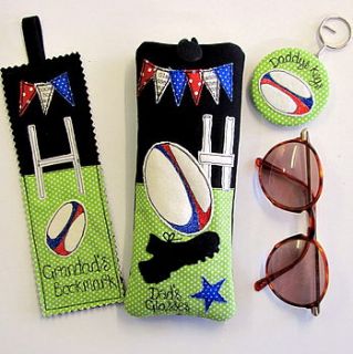 personalised cricket keyring & bottle opener by sew very english