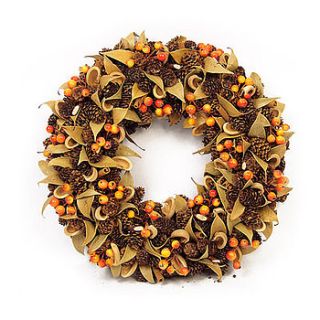 rose hip wreath by lindsay interiors