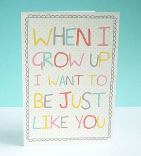 'when i grow up' birthday card by sarah catherine designs