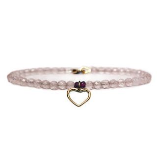open love heart bracelet by mia lia