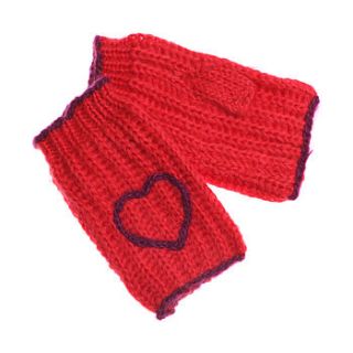 heart mittens by shruti designs