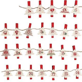 christmas tree advent string by little ella james