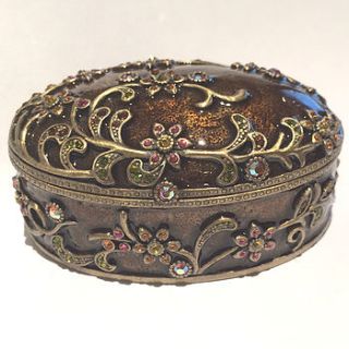 small oval trinket box by susanna freud