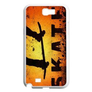 Everyone loves to skateboard orange sport New Design Protective Cases Cover for Samsung Galaxy Note 2 N7100 Computers & Accessories