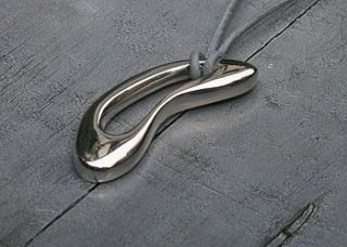 infinity silver pendant. heavier weight by katrina alexander