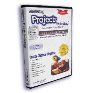 Learn Microsoft Project Made Easy Training Tutorial v. 2010 through 2002   How to use Microsoft Project Video e Book Manual Guide. Even dummies can learn from this total DVD for everyone, with Introductory   Advanced material from Professor Joe Software