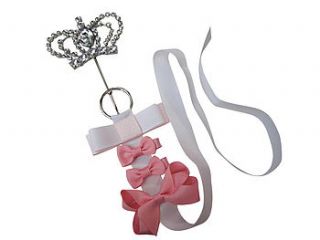 princess crystal hook, bow hanger & bows by candy bows