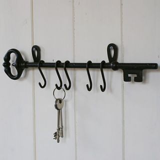 rustic iron key hook by the chic country home