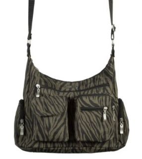 Baggallini Luggage Everywhere Classic Hobo Style Bag, Zebra, One Size Clothing