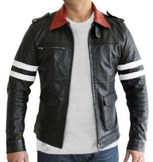 Alex Mercer Prototype Synthetic Leather Jacket (S, Black) at  Mens Clothing store