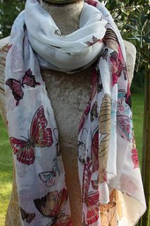 butterfly scarf by bella bazaar