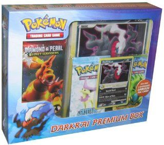 Pokemon Darkrai Premium Box 1 Deck, 2 EX Packs, 1 Pitch Black Foil Darkrai Card & 1 Oversized Darkrai Card Toys & Games