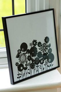 hand cut blooming marvelous papercut by kirsty.m