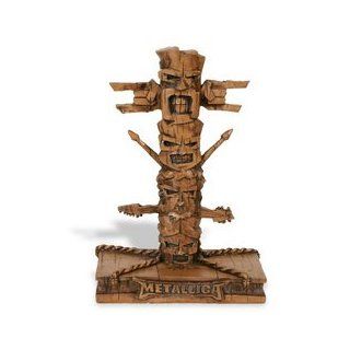 2005 Metallica Collectible Tiki Totem Pole Statue (BobbleHead)   Head Sculptures