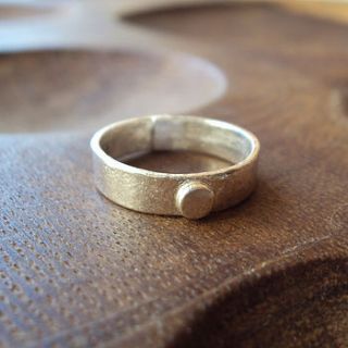 silver dot ring by laura creer