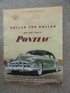 1950 Pontiac Silver Streak, Vintage 50's full page print ad. (beautiful 2 tone green car)Original vintage 1950 Collier's Magazine Print Art.  