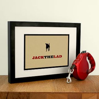 'jack the lad' limited edition art print by the typecast gallery