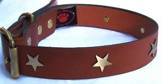 handmade leather collar by creature clothes