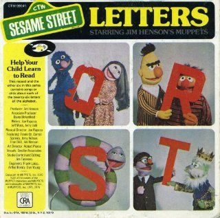 Sesame Street Letters of the Alphabet Q R S T ; Starring Jim Henson's Muppets Music