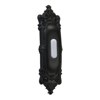 Opulent Oval Door Chime Button in Old World