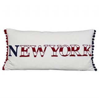 new york cushion by jane hornsby