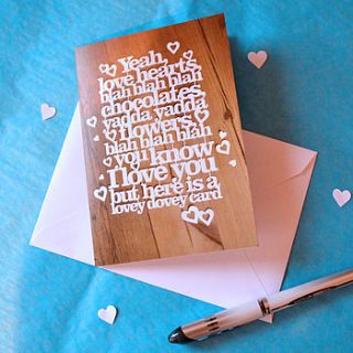 valentine's blah blah blah card by kyleigh's papercuts