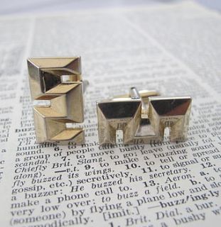 vintage cufflinks by molly & pearl