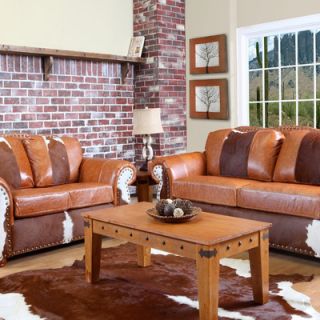 Verona Rawhide Leather Living Room Collection