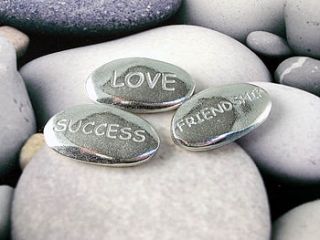 three tiny message pebbles keepsake gift by multiply design