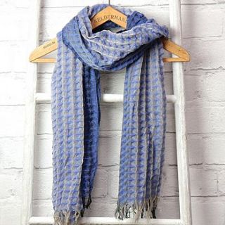 textured scarf by lisa angel
