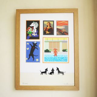 adoration of the dachsi by poochcards of london pooch