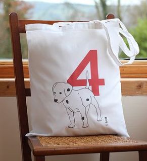 *four spots* dalmatian dog bag by bird