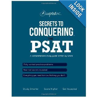 PSAT Test Prep Study Guide 2013 Practice Test Included Accepted Inc. 9780985621445 Books