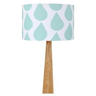 raindrops handmade table lamp by hunkydory home