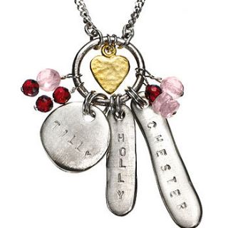 personalised tilly mini necklace by chambers & beau