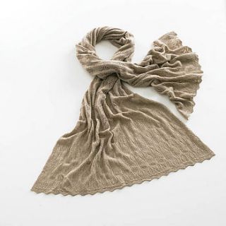 100% cashmere lace shawl   christmas by cocoonu