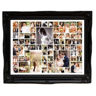 personalised wedding photo montage (extra large) by the wonderwall print company